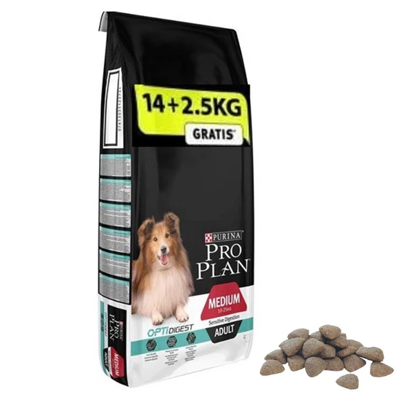 Pro Plan Medium Adult Kuzu Etli Yetişkin Köpek Maması 16.5 Kg ürün görseli 1
