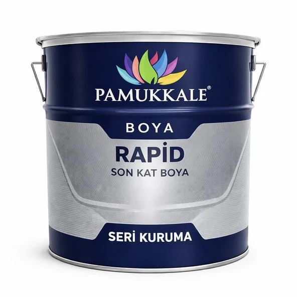 Pamukkale 1470 Rapid Endüstriyel Boya 50 Gloss 15 Kg Beyaz Ral 9016 ürün görseli 1