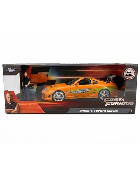 Jada Fast Furious Brian Figür Ve Toyota Supra 30738 ürün görseli 1