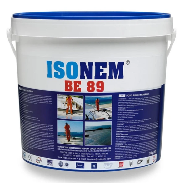 İsonem Be 89 Likit Kauçuk Membran 18 Kg Siyah ürün görseli 1