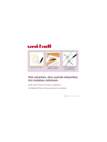 UNI JET STREAM JEL KALEM 07 MAVI (SX-217) - Resim 3