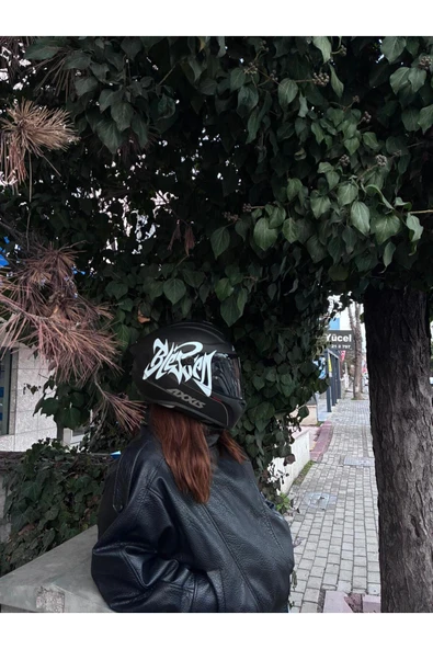 STCKRCO Blessed Kask Sticker | Vizör & Kask Yazı Sticker | Kask Sticker Beyaz ürün görseli 1