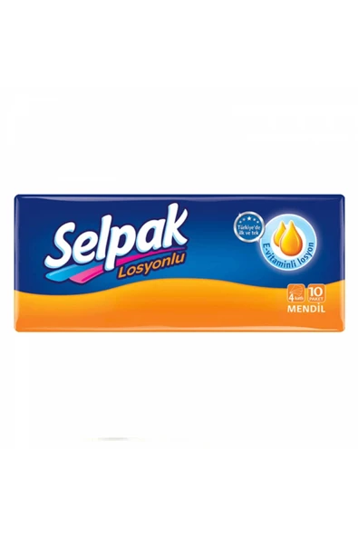 PİEV PİEV Selpak Losyonlu E Vitamin Katkılı Kağıt Mendil 10 Lu Paket ürün görseli 1