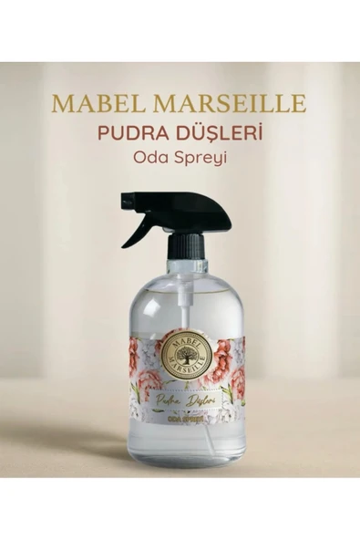 MABEL MARSEİLLE MABEL MARSEİLLE Mabel Pudra Düşleri 1000 ml Oda Ve Giysi Kokusu Oda Spreyi Giysi Spreyi ürün görseli 1