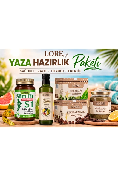 LORE LIFE LORE LIFE LORELİFE HERBAL BİTKİSEL 4 LÜ SET - Resim 3