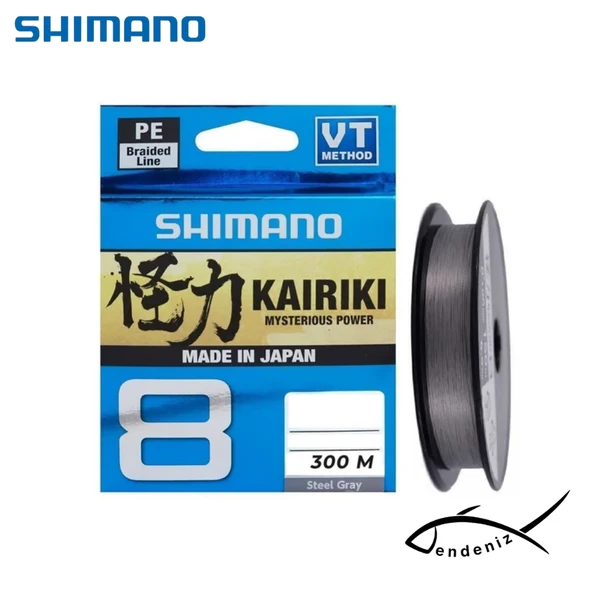 Shimano Kairiki 8 150m Steel Gray İp Misina ürün görseli 1