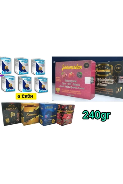 LEDAPHARMA LEDAPHARMA LEDAX ÇİNKO 30KP 6 AD &240GR MACUN VE 2 STİK MACUN ürün görseli 1