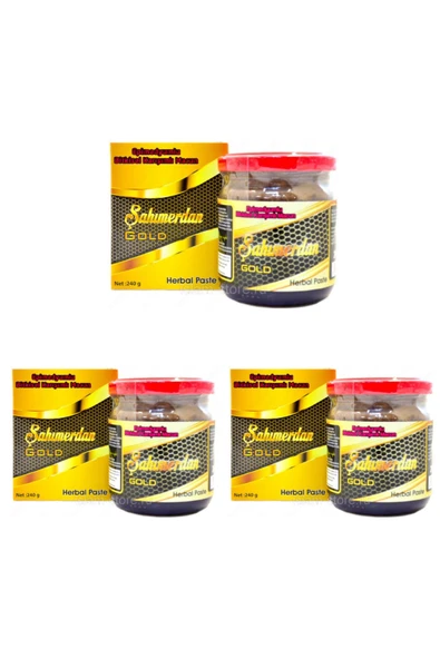 ŞEYHZADE ŞEYHZADE Şahımerdan Gold Macun 240 Gr X 3 Adet - Ultra Avantajlı Set ürün görseli 1