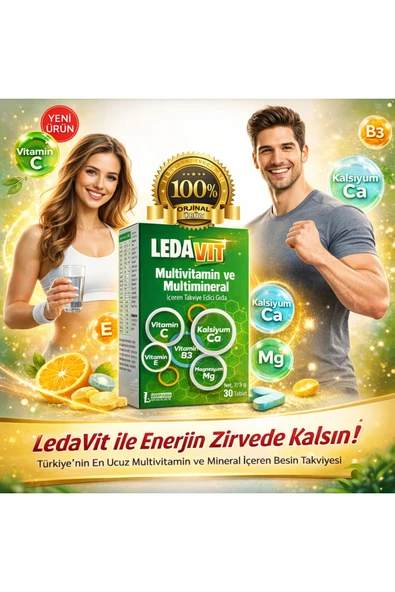 LEDAPHARMA LEDAPHARMA PLUSS 30KP VE VİTAMİNLER - Resim 3