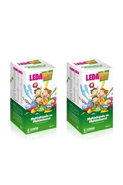 LEDAPHARMA LEDAPHARMA Ledavit Multivitamin Ve Mineral Içeren Şurup 150ml X2 Adet ürün görseli 1