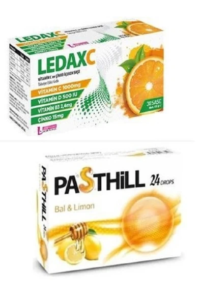 LEDAPHARMA LEDAPHARMA Ledaxc 30 Saşe + Pasthill Limon ürün görseli 1