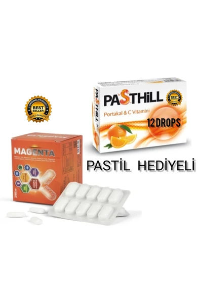 UFUKFARMA UFUKFARMA MAGENTA MAGNEZYUM 60 TB + PASTİL HEDİYELİ ürün görseli 1