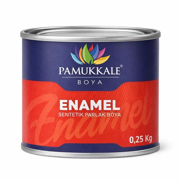 Pamukkale Enamel Sentetik Parlak Yağlı Boya 0.25 Kg Siyah ürün görseli 1