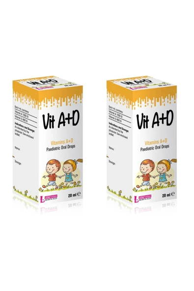 LEDAPHARMA LEDAPHARMA Ledavit Vit A+d Vitamins A+d Pediatric Oral Drops 20ml X2 Adet ürün görseli 1