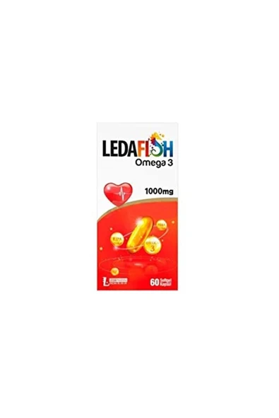 TOPTAN TÜRKİYE TOPTAN TÜRKİYE Ledafısh Omega3 1000 Mg 60 Softgel Kapsul ürün görseli 1