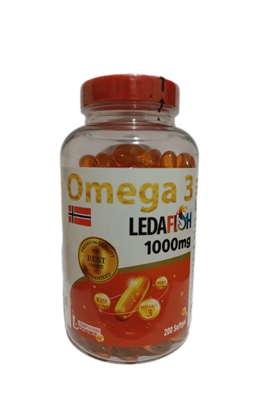 LEDAPHARMA LEDAPHARMA OMEGA 3 200 KP SOFT JEL - Resim 2