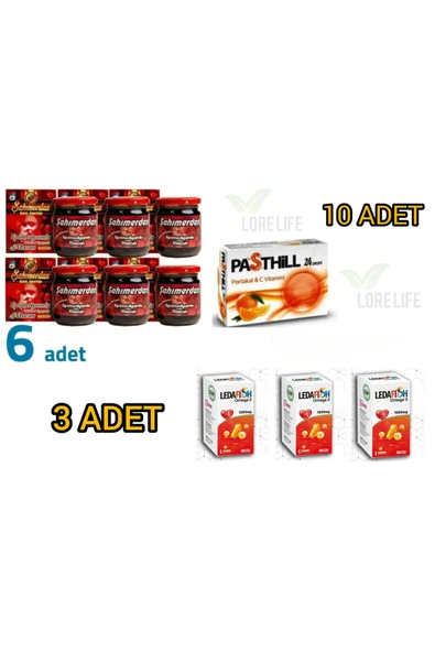 LEDAPHARMA LEDAPHARMA OMEGA3 60 SOFTKP & PORTAKAL 12 LİPASTİL+ 45GR MİNİ MACUN ürün görseli 1