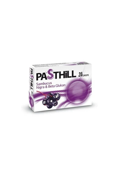 LEDAPHARMA LEDAPHARMA Pasthill Sambucus Nigra (kara Mürver) Betaglukan 24 Drops ürün görseli 1
