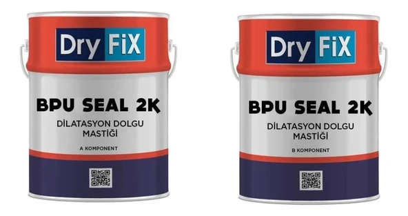 DryFix Bpu Seal 2K Bitüm Poliüretan Derz Dilatasyon Dolgu Mastiği 10 Kg Set ürün görseli 1