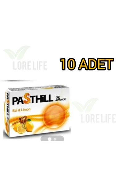 LEDAPHARMA LEDAPHARMA LEDA PASTHİLL BAL/LİMON 24 LÜ X 10 ADET ürün görseli 1