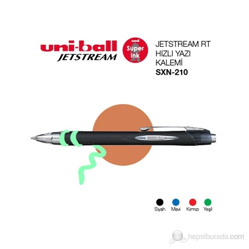 UNI JEL KALEM MEKANI JET STREAM 1.0 KIRMI(SXN-210) ürün görseli 1