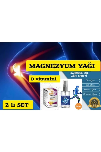 LEDAPHARMA LEDAPHARMA LEDA D3 VİTAMİNİ+MAGNEZYUM OİL ürün görseli 1