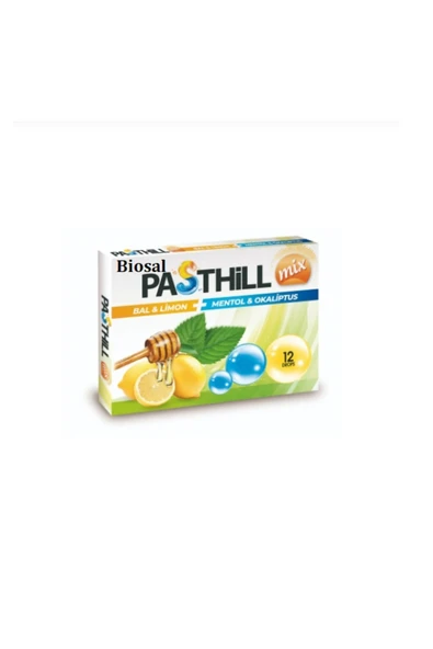 BİOSAL BİOSAL Pasthill Bal Limon Mentol Okaliptus Mix Drops 12'li ürün görseli 1