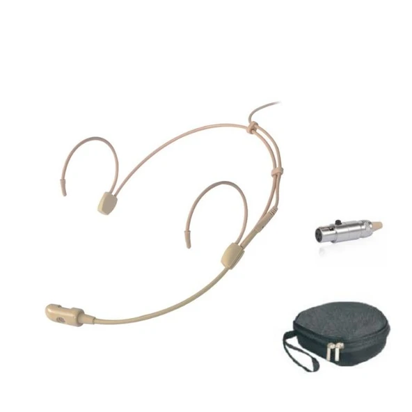 Yedek Ten Rengi Headset Kafa Mikrofonu HF602C - Mini XLR 4 Metre Kablo ürün görseli 1