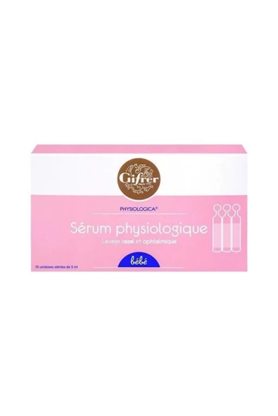 GİFRER GİFRER Serum Fizyolojik 5ml x 10 Flakon ( 1 ADET ) ürün görseli 1