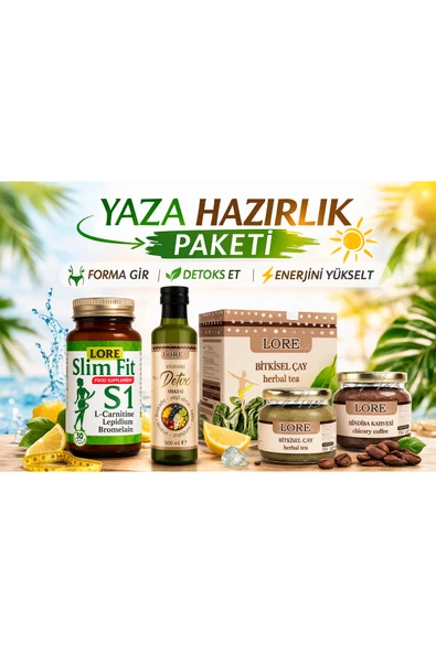 LORE LIFE LORE LIFE LORELİFE HERBAL BİTKİSEL 4 LÜ SET - Resim 2