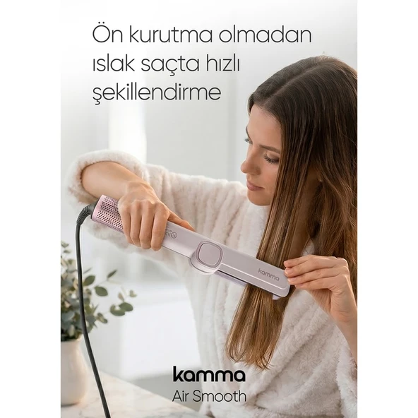 Kamma AirSmooth Saç Düzleştirici - Mor - Resim 3