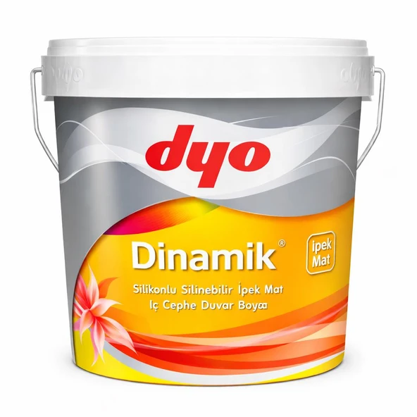 Dyo Dinamik Silikonlu İpek Mat İç Cephe Boyası 15 Lt Beyaz ürün görseli 1