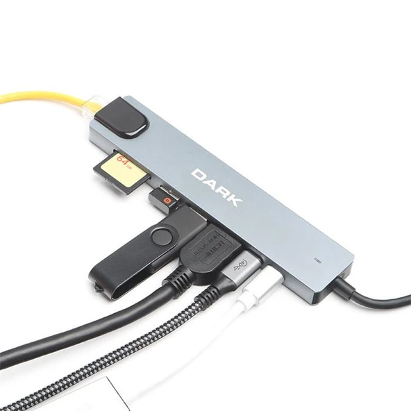 Dark Dk-Ac-U31X36 Usb 3.1Type C Ethernet/Hdmı - Resim 3