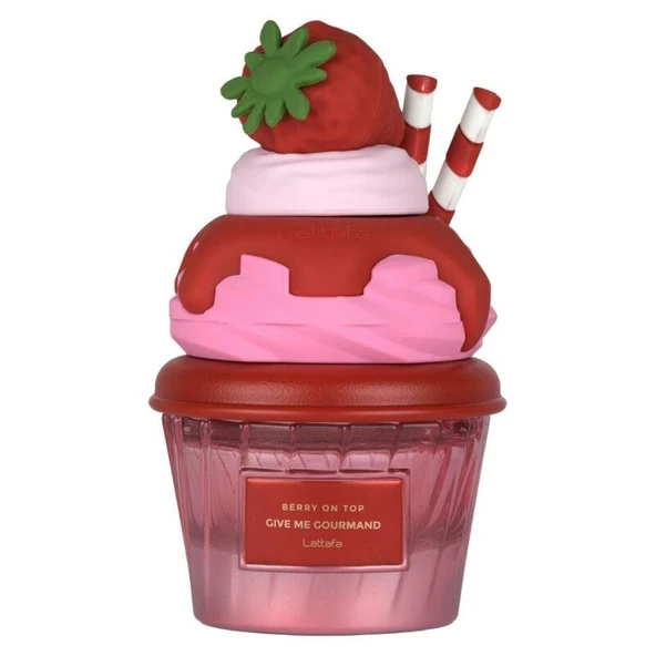 Lattafa Berry On Top Give Me Gourmand EDP 75 ml Kadın Parfümü ürün görseli 1