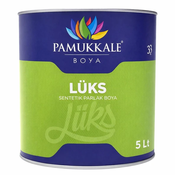 Pamukkale Lüks Parlak Sentetik Yağlı Boya 5 Lt Siyah ürün görseli 1