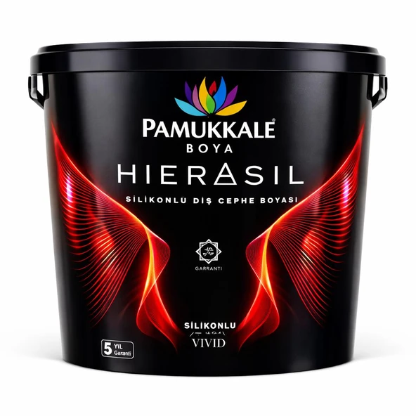 Pamukkale Hierasil Silikonlu Dış Cephe Boyası 7.5 Lt Beyaz ürün görseli 1