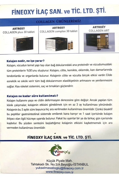 ARTROXY ARTROXY Collagen Plus - Resim 4