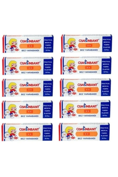 CANSIN BANT CANSIN BANT Cansın Yara Bandı 10 Lu X 10 Paket ürün görseli 1
