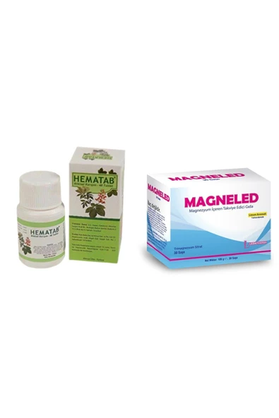 HEMATAB HEMATAB 48 TABLET+MAGNELED 30 SASE ürün görseli 1