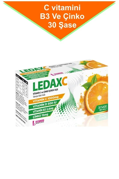 LEDAPHARMA LEDAPHARMA Ledaxc Vitamin C ve Çinko İçeren 30 Şase ürün görseli 1