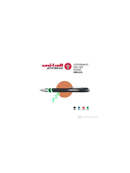 UNI JEL KALEM MEKANI JET STREAM 1.0 SIYAH(SXN-210) ürün görseli 1