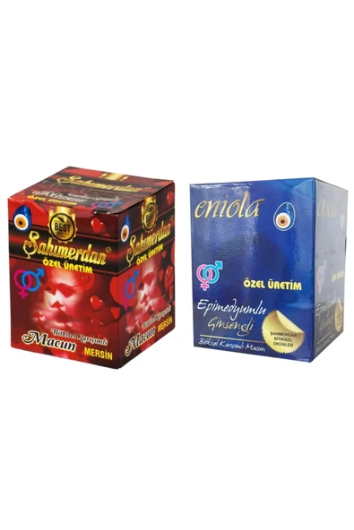 ŞAHMERDAN ŞAHMERDAN Eniola Bitkisel Macun 240 Gr+ Şahımerdan Bitkisel Macun 240 Gr ürün görseli 1