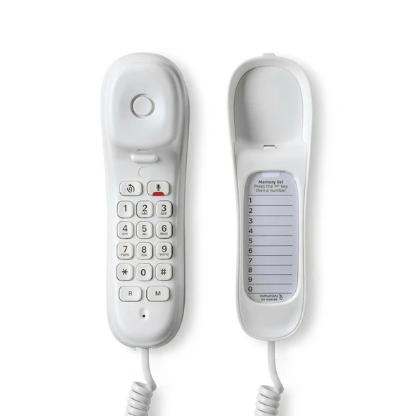 MOTOROLA CT50 KABLOLU TELEFON BEYAZ - Resim 2