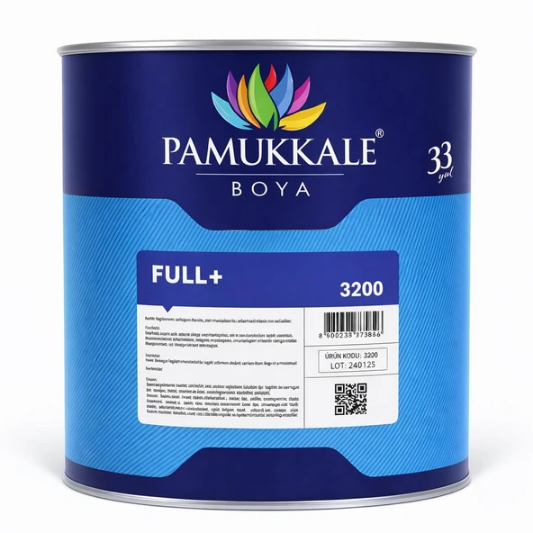 Pamukkale Full+ Kendinden Astarlı Pas Önleyici Son Kat Boya 2.5 Lt Beyaz ürün görseli 1