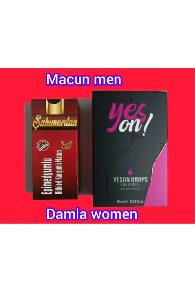 ARMONİ ARMONİ YES ON 15 ML UYARICI DAMLA &ERKEL MACUN 2 Lİ STİCK ürün görseli 1