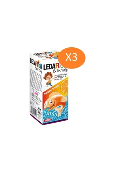LEDAPHARMA LEDAPHARMA Ledafish Balık Yağı 150 ml 3 Adet - Resim 2