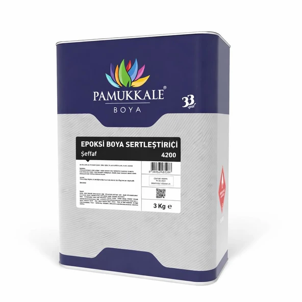Pamukkale 4200 Epoksi Boya Yedek Sertleştiricisi Şeffaf 3 Kg ürün görseli 1