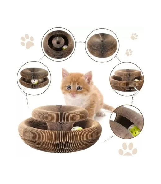 Akordiyon Toplu Kedi Oyuncağı ürün görseli 1