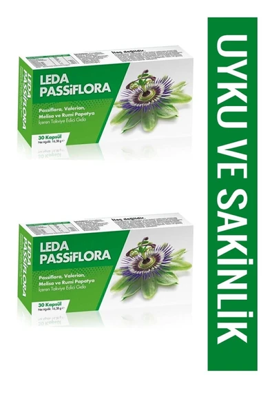 LEDA LEDA Pasiflora 30 Kapsül ( 2 Kutu ) ürün görseli 1