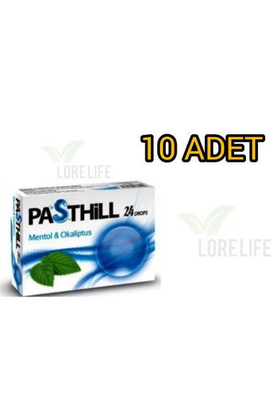 LEDAPHARMA LEDAPHARMA LEDA PASTHİLL MENTOL 10 ADET ürün görseli 1